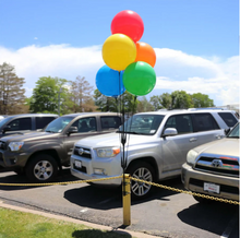 Load image into Gallery viewer, BalloonBobber® 5-Balloon Cluster Pole Kit with Brackets with Screws & Bands