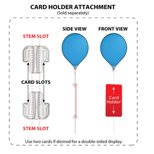Load image into Gallery viewer, PermaShine® 1-Balloon Bouquet Round Stand Kit