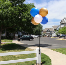 Load image into Gallery viewer, BalloonBobber® 6-Balloon Cluster Pole Kit with Brackets with Screws & Bands