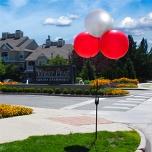 Load image into Gallery viewer, DuraBalloon® 3-Balloon Cluster Pole Kit with Ground Mount