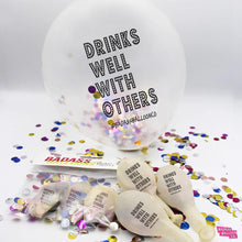 Load image into Gallery viewer, Hot Girl Summer / Bachelorette Variety Pack - Clear with Assorted Confetti