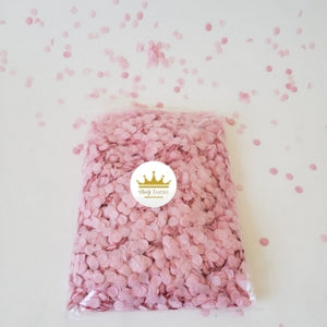 Round Tissue Paper Confetti - Light Pink