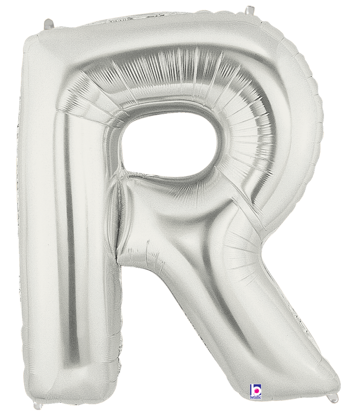 15918SP Megaloons® Letter R Silver