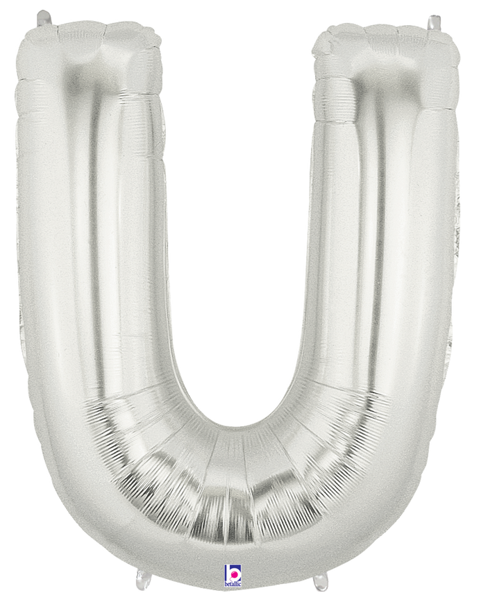 15922SP Megaloons® Letter U Silver