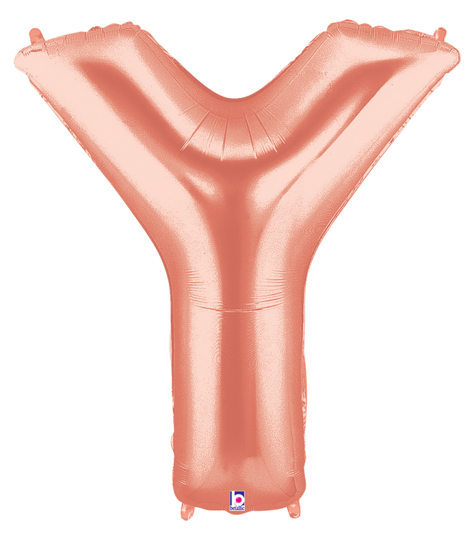 15925RGP Megaloons® Letter Y Rose Gold