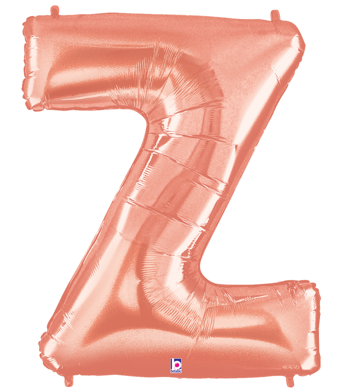 15926RGP Megaloons® Letter Z Rose Gold