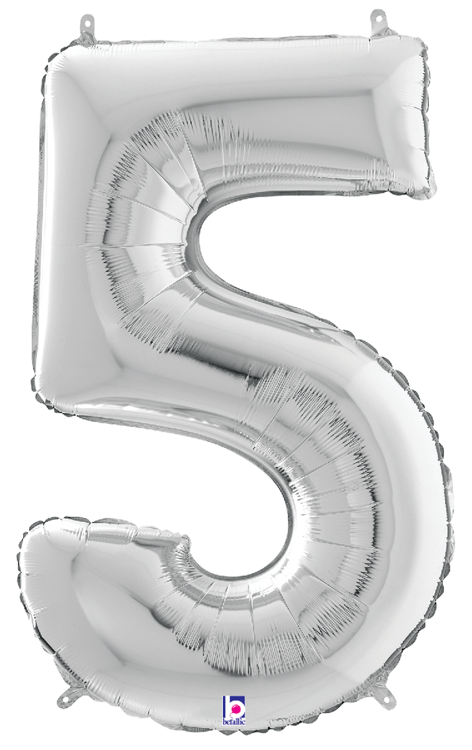 18845SP Number 5 Silver 28
