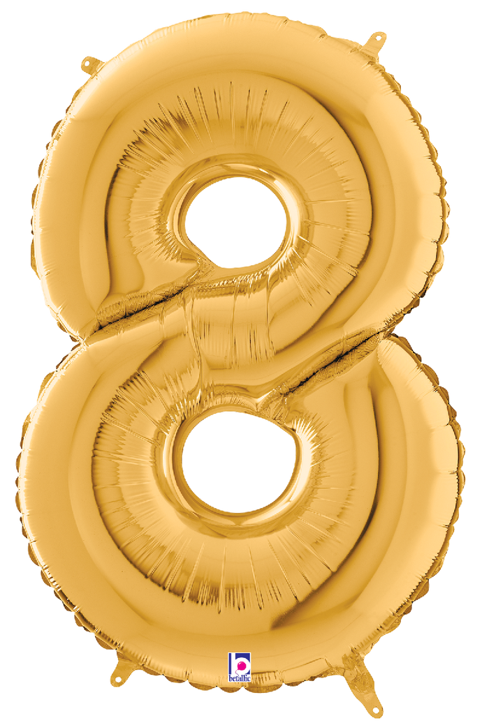 18848 Number 8 Gold 28