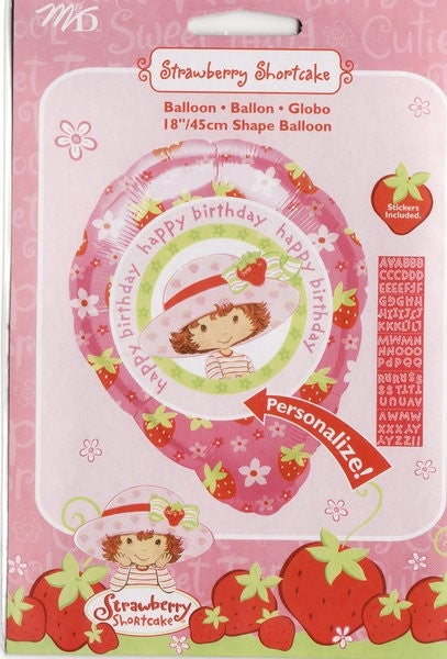 12524 Personalized Strawberry Shortcake Birthday