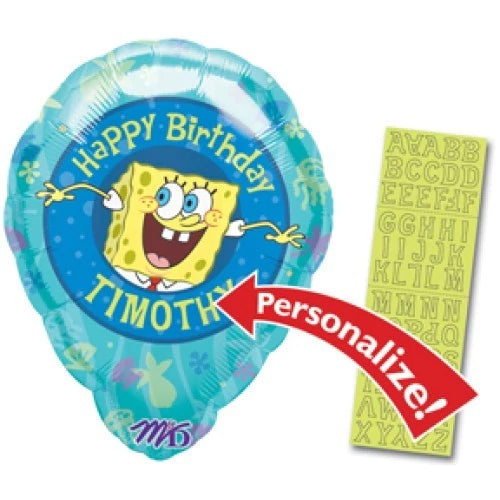 12487 Personalized Sponge Bob Squarepants Birthday