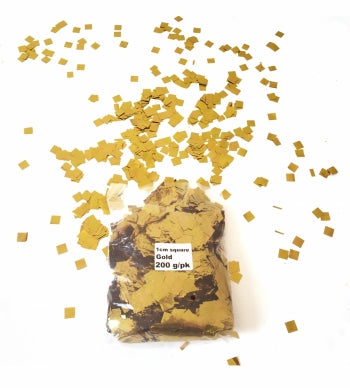 Square Metallic Confetti - Gold