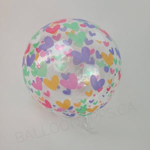 20" Hearts Bubble Balloon