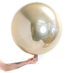 288826 Loon Balls® 61cm (24") Metallic White Gold