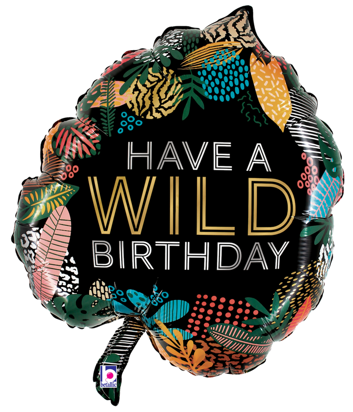 25201 Wild Birthday Tropical Leaf