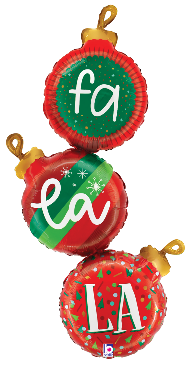 25317 Fa La La Ornaments