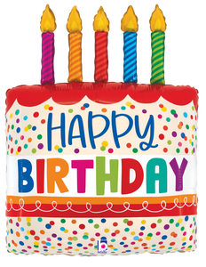 25469 Birthday Cake Bright Candles