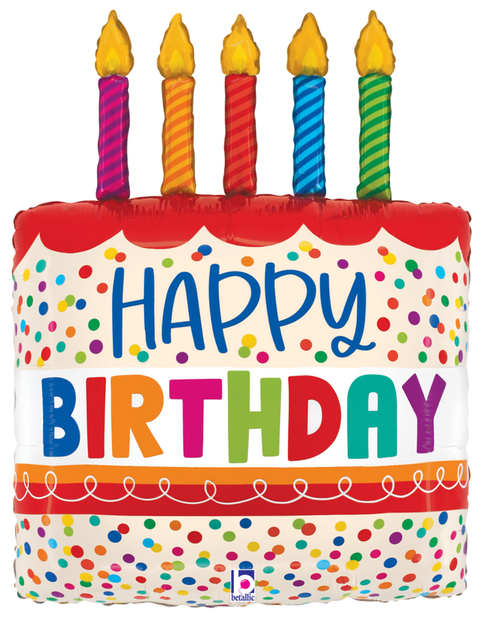 25469 Birthday Cake Bright Candles