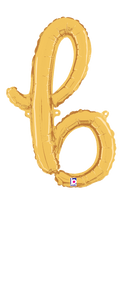 34702GP Script Letter "b" Gold