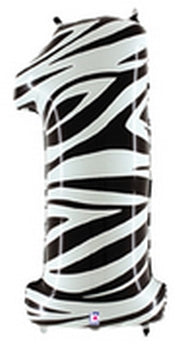 35841 Zebra Megaloon® Number 1