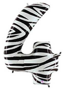 35844 Zebra Megaloon® Number 4