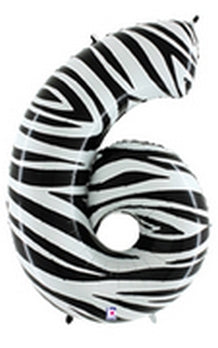 35846 Zebra Megaloon® Number 6