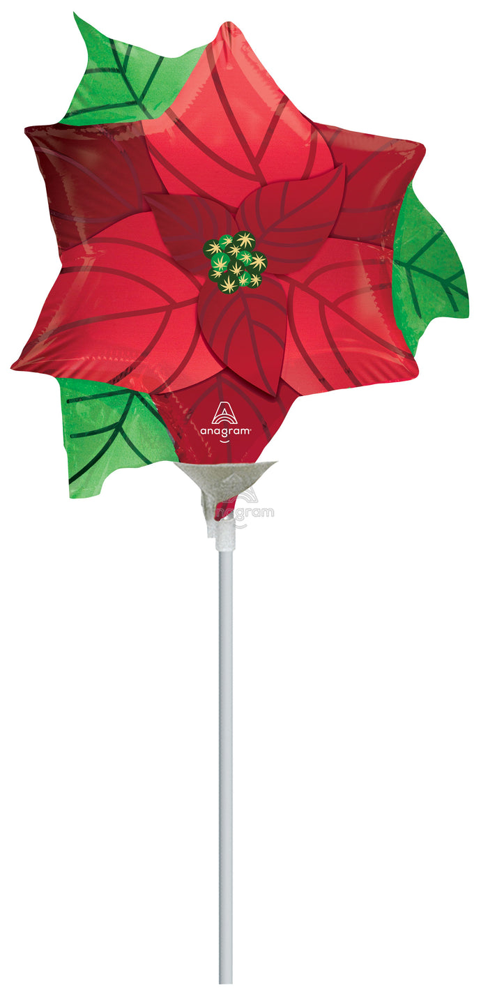 43353 Satin Infused Poinsettia