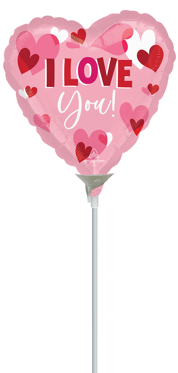 45141 I Love You Playful Hearts