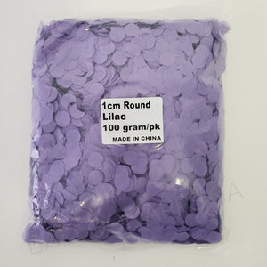 Round Tissue Paper Confetti - Lilac