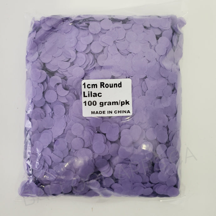 Round Tissue Paper Confetti - Lilac