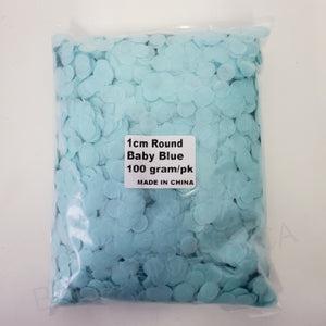 Round Tissue Paper Confetti - Baby Blue