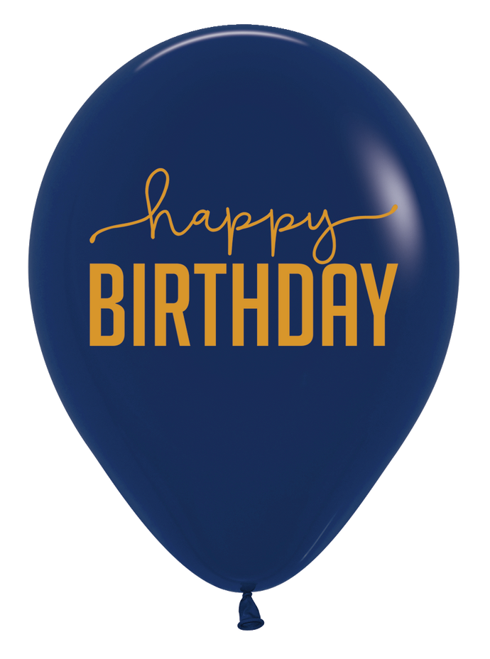 50033 Happy Birthday Gold