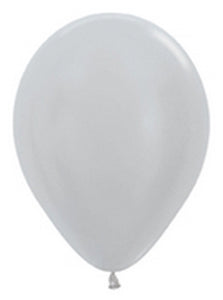 51067 Metallic Silver 5" Round (100ct)