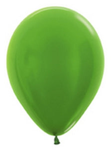 51095 Metallic Key Lime 5" Round (100ct)