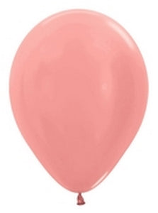 51099 Metallic Rose Gold 5" Round (100ct)