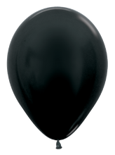 Load image into Gallery viewer, 209067 Metallic Black 5&quot; Round (50ct)
