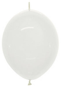 54011 Crystal Clear 12" Link-O-Loon Balloons