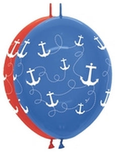 54274 Anchors Crystal Assortment 12" LINK-O-LOON® (50ct)