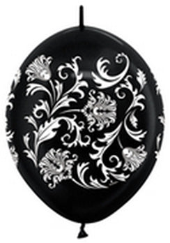 54669 Damask Metallic Black 12