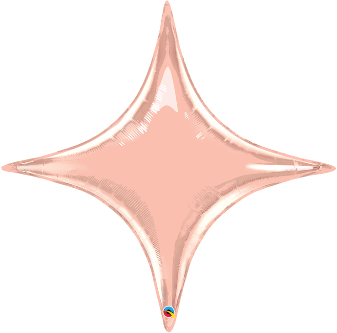 57852 Metallic Rose Gold Starpoint - 40in