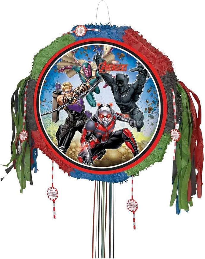 65994 Avengers Drum Pull Pop Out Piñata