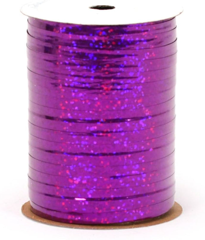 H100-09 Holographic Curling Ribbon - Purple