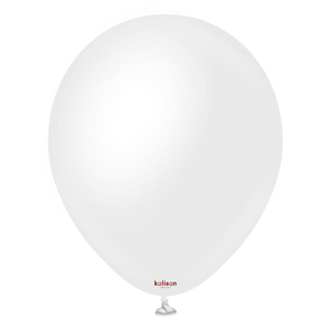 11270502 Kalisan Satin Snow White 12" Round (50ct)
