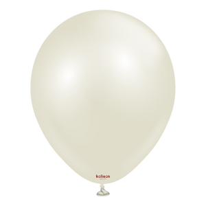 10570832 Kalisan Aura Ivory White 5" Round