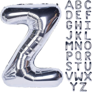 40" Lucky Foil Letter Z Silver