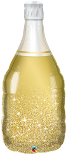 98219 Golden Bubbly Wine Bottle