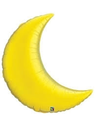 42121 Citrine Yellow Crescent Moon 9