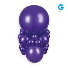 Load image into Gallery viewer, 113402 Gemar Metallic Purple 11-12&quot; Round (50ct)
