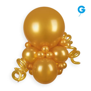 053913 Gemar Metallic Gold 5" Round (100ct)