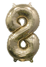 Load image into Gallery viewer, 55445 Ellie&#39;s Glazed Gold Number &quot;8&quot; 32in
