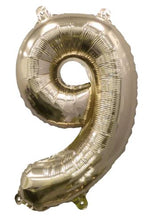 Load image into Gallery viewer, 55446 Ellie&#39;s Glazed Gold Number &quot;9&quot; 32in
